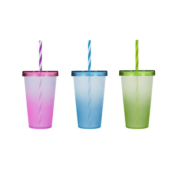 660 cc Tumbler with Straw - SAN